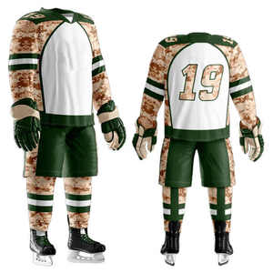 Custom Sublimation <b>Printed</b> Ice Hockey Uniform / Fully Breathable and Stretchable Ice Hockey Uniform for Adults - Product Image 3