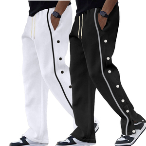 BOBBIN INDUSTRIES Men's <b>Winter</b> Canvas Casual Straight Dark Sweatpants Anti-Pilling Breathable Quick Dry Drawstring Closure Mid - Product Image 3
