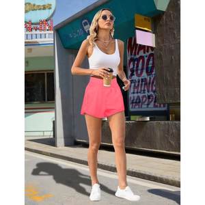 Pantalones cortos de verano para mujer, pantalones informales de cintura alta para adolescentes, pantalones de chándal transpirables que combinan con todo, pantalones cortos de playa para correr, ropa - Product Image 2