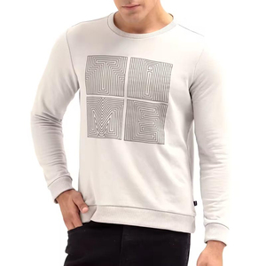 Sudadera de Hombre con Estampado Sublimado y Bordado 3D, 100% Algodón, Manga Larga, Cuello Redondo, Logotipo Personalizado, Últimos Diseños, Venta al Por Mayor, OEM - Product Image 2