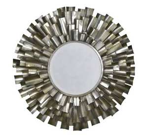 Miroir mural de style moderne classique de forme ronde pour la maison décorative Hôtel Villas Dressing Miroir mural pour habiller l'utilisation de la décoration - Product Image 1