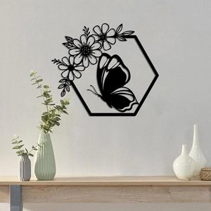 Juego de decoración de pared de alta venta, colgante de Metal, manualidades para el hogar, arte de pared de árbol decorativo para sala de estar y dormitorio - Product Image 6