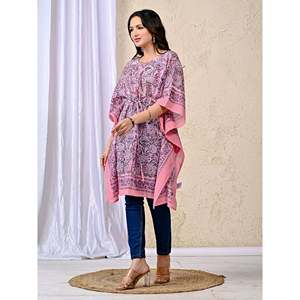 เดรสแขนกุดผ้าฝ้ายพิมพ์ลายระบายระบายความยาวถึงพื้นสำหรับวันวาเลนไทน์ - Product Image 5