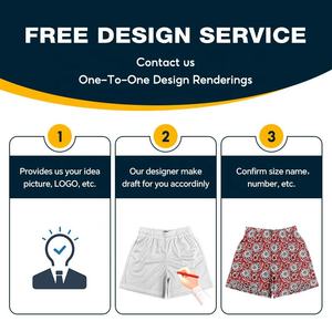 Short en maille personnalisé de haute qualité Short de basket-ball décontracté sublimé pour homme 5 pouces au-dessus du genou respirant - Product Image 5