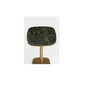 Ensemble de tables basses Base en métal de luxe Plateau en dalle de roche Meubles pour salon, hôtel, appartement Table à thé Table d'appoint - Product Image 1