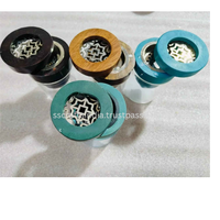 Brûleur de Bakhoor en Bois de Santal Fait Main Élégant, Écologique, Durable, Porte-Encens Bio pour Majlis, Cadeau Religieux, Décoration Aromatique