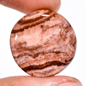 Venta al por mayor de jaspe de coco natural cabujón marrón piedras preciosas sueltas semipreciosas forma redonda mezcla de tamaños para la fabricación de joyas - Product Image 2