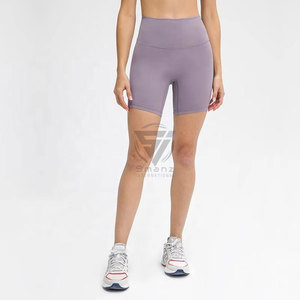 Shorts Deportivos para Mujer, para Gimnasio, Yoga, Entrenamiento, Running, 100% Poliéster, Cintura Media, Transpirables, Ecológicos, Tallas Grandes, Cintura Elástica - Product Image 4