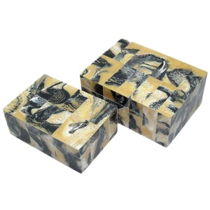 Top Selling Unique MOP Box Indian Handicraft With <b>Custom</b> Logo Packaging Horn Bone Jewellery Decorative Boxes for <b>Rings</b> Necklaces - Product Image 4