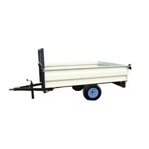 Remolque agrícola Remolque de tractor volquete hidráulico de 2 ejes Remolque detrás de tractores Remolques agrícolas. - Product Image 3