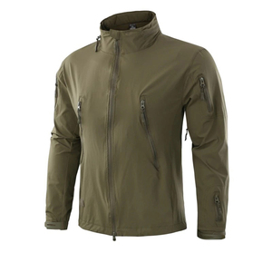 Veste de randonnée pour homme et femme, pour le camping, la randonnée, printemps, fine, anti-eau, avec capuche, inspirée de la peau de requin - Product Image 1