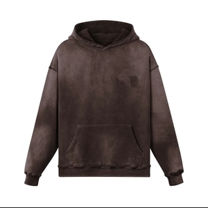Meilleur sweat à capuche vintage délavé à l'acide en polyester de haute qualité pour hommes - Product Image 3