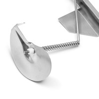 Tomatto Eco-vriendelijke RVS AISI304 18/10 20cm Spiegelpolijsting Opvouwbare Metalen Keukenhulpjes Gestempeld Handvat
