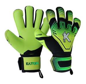 Agarre de látex de portero de cuero Premium personalizable Agarre cómodo de cuero y látex para deportes al aire libre - Product Image 1