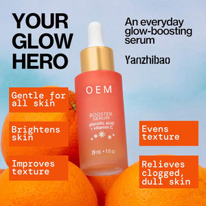 Suero Facial de refuerzo con infusión de vitamina C ácido glicólico corrector de manchas oscuras antienvejecimiento para el cuidado de la piel - Product Image 2