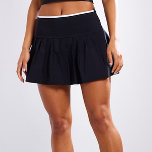 Jupes de yoga taille haute avec logo personnalisé, séchage rapide, short intégré, jupe de tennis de haute qualité pour femmes - Product Image 5
