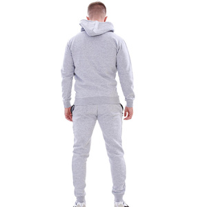 Ensemble de survêtement streetwear d'hiver personnalisé et léger, unisexe, confortable, pour la gym, avec sweat à capuche et pantalon de jogging, 100% coton respirant - Product Image 4