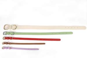 Accesorio personalizado ajustable de fábrica PU de alta calidad PU cuero mascota cuero PET perro Collar multicolor/ - Product Image 3