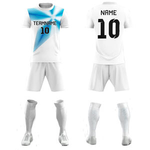 Traje de entrenamiento de fútbol personalizable para hombres, camiseta de equipo juvenil, kits de fútbol personalizados para entrenamiento y partidos, número de nombre impreso - Product Image 1