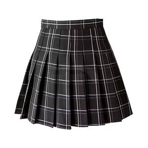 Falda Mini Tipo Bola de Cintura Regular para Mujer, Estilo Casual en Línea A, 100% Algodón Transpirable de Verano, Logotipo Personalizado - Product Image 3