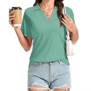 Proveedor OEM de Camisetas Polo para Mujer, Acepta Pedidos Personalizados y Producción al por Mayor - Product Image 5