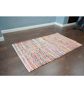 Tapis tissé à la main de décoration intérieure extravagante à la demande au prix du marché de gros de l'exportateur indien - Product Image 1