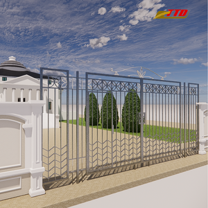 Fournisseur vietnamien de portails en métal offrant une porte d'entrée en fer forgé, une porte principale personnalisée et des solutions de portails de jardin décoratifs - Product Image 1