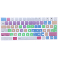 Couverture de clavier en silicone pour raccourcis Logic Pro X/Premiere Pro CC/PS