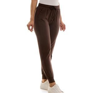 Pantalones de chándal transpirables para Mujer | Joggers elásticos de cintura alta con tela de secado rápido | Pantalones de chándal deportivos cómodos - Product Image 1