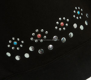 Sudaderas con capucha de diamantes de imitación hechas en Pakistán térmicas con bajo MOQ sudaderas con capucha de diamantes de imitación mejor estilo hombres sudaderas con capucha de diamantes de imitación - Product Image 3