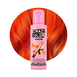 Tinta per Capelli Semi-Permanente Crazy Color Orange, Vegana, Senza Ammoniaca, Colore a Lunga Durata - Product Image 1