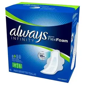 Toallas sanitarias Always Infinity para mujer, con alas, talla 2, suaves y cómodas, protección contra fugas, paquete económico - Product Image 4