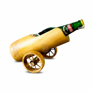 Porte-bouteille de vin en bambou, support décoratif naturel fait à la main, fournisseur en gros, exportateur d'usine - Product Image 3