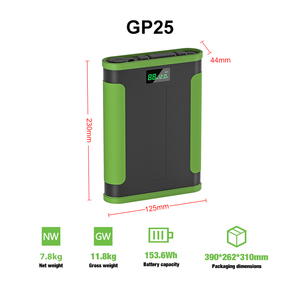 Zlwm แบตเตอรี่ LiFePo4 153.6Wh 18W 60W 48000mAh/แบบพกพาที่ชาร์จ USB ที่จุดบุหรี่ตั้งแคมป์กลางแจ้ง - Product Image 2