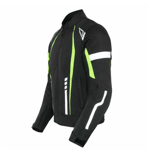 Men's New Cordura Waterproof CE Armoured Textile Motorcycle Jackets Black/White Windproof Motorbike Jacket for Summer Printed - Product Image 6