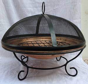Table d'extérieur pour foyer en métal à mailles rondes pour jardin et jardin - Product Image 3