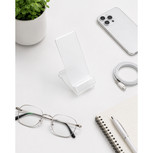 Soporte Acrílico para Teléfono Celular con Base Giratoria, Tamaño Personalizado, Portátil, Impermeable, para Uso en el Hogar o Escritorio - Product Image 4