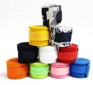 Vendas de manos de boxeo personalizadas de camuflaje de alta calidad, impresión por sublimación, precio al por mayor, vendas de manos - Product Image 2