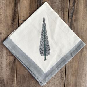 แผ่นรองจานผ้าฝ้ายพิมพ์ลายด้วยมือหลากสีสัน พร้อมระบาย  แผ่นรองจานผ้าฝ้ายพิมพ์ลายดอกไม้หลากสีสันสำหรับตกแต่ง - Product Image 6