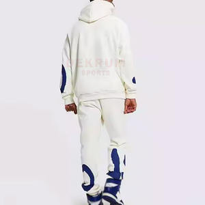 Conjunto Deportivo de Dos Piezas Personalizado con Estampado Puff, de Algodón, Informal, Ecológico, Transpirable, de Secado Rápido, Pantalones de Estilo Urbano para Hombre - Product Image 3