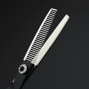 Juego de tijeras profesionales de peluquero de acero inoxidable de 6 pulgadas, tijeras de modelado de peluquería con punta de hoja afilada, suministro de belleza - Product Image 5