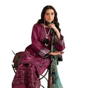 Pakistani Women's Casual Ethnic Salwar Kameez Patiyala Punjabi Dress Material Alphanumero Ladies Wear Suit with <b>Lace</b> Decoration - Product Image 1