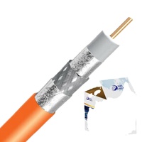 Kabel TV Koaksial RG6 20 Yard Buatan Pabrik dengan Pengiriman Gratis dari Zhejiang, Cina, dengan Selubung PVC