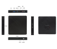 Sharerdp Komputer Mini PC Gaming Performa Tinggi Terbaik dengan Prosesor Intel Core I3 I5 I7 Generasi ke-13 1315U 1335U 1365U 13620H