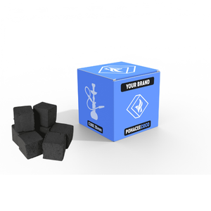 Indonesia Shisha Hookah Premium Wholesale OEM Private Label Made 100% Natural <b>Coconut</b> <b>Shell</b> Charcoal Briquette Low Ash - Product Image 1