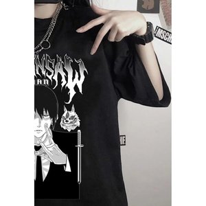 เสื้อยืดอะนิเมะฮาราจูกุสำหรับชายและหญิง