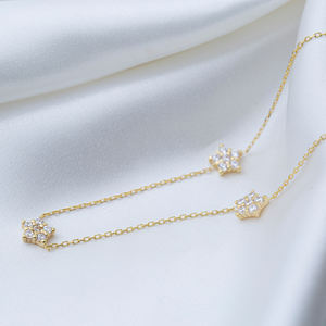 Collier en pierre de Zircon pour femme, mignon, Design étoile, turc, fait à la main, vente en gros, bijoux en argent Sterling 925 - Product Image 4