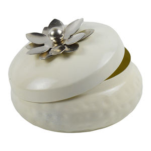 Tarro de caramelo Chapado y pintado Galletas Macetas y contenedor Diseño de metal - Product Image 3