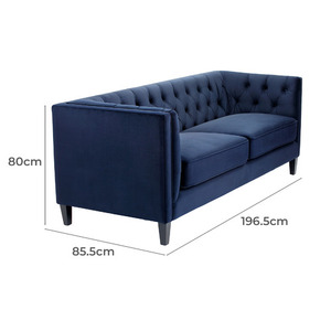 TRIHO THF-2003 Sectional <b>Sofa</b> Chaise with <b>L</b> <b>Shaped</b> Couch for Small Space - Product Image 6