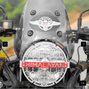 Super calidad transparente faro parrilla accesorios mejor precio motocicleta faro cubierta de exportador de la India - Product Image 1